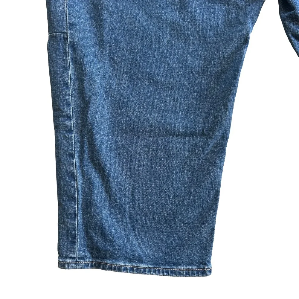 High Rise Barrel Leg Baggy Ankle Old Navy Jeans Size 20 Medium Wash - Picture 13 of 15